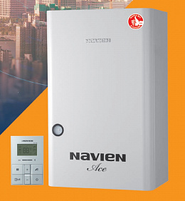 Котел Navien 16A White газовый 2-х контурный ATMO
